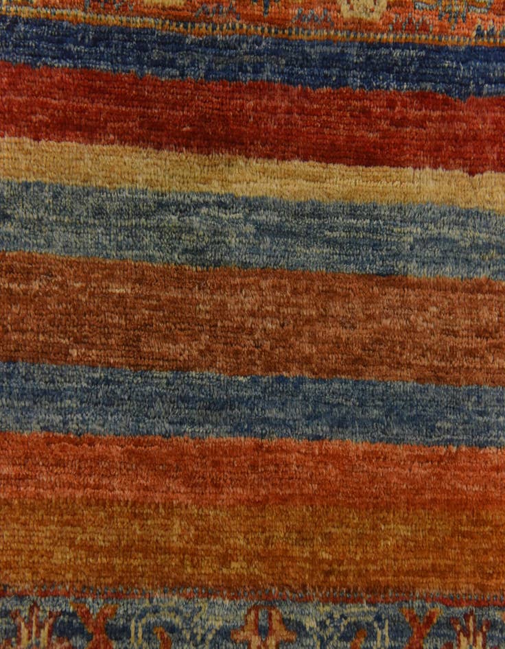 Detail image of  4' x 5' 8  Hand Knotted Ariana Ziegler Rug