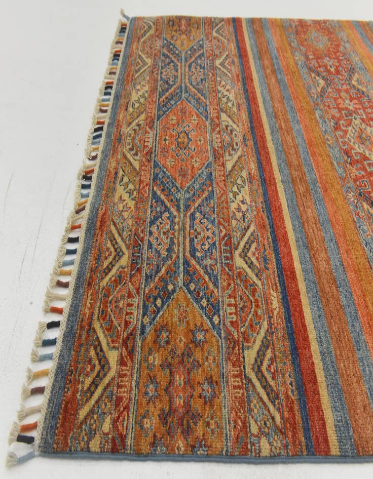 Detail image of  4' x 5' 8  Hand Knotted Ariana Ziegler Rug