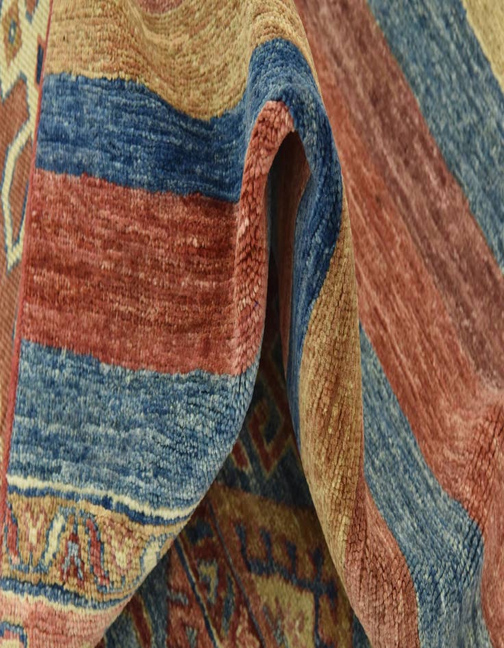 Detail image of  5' 1 x 6' 8  Hand Knotted Ariana Ziegler Rug