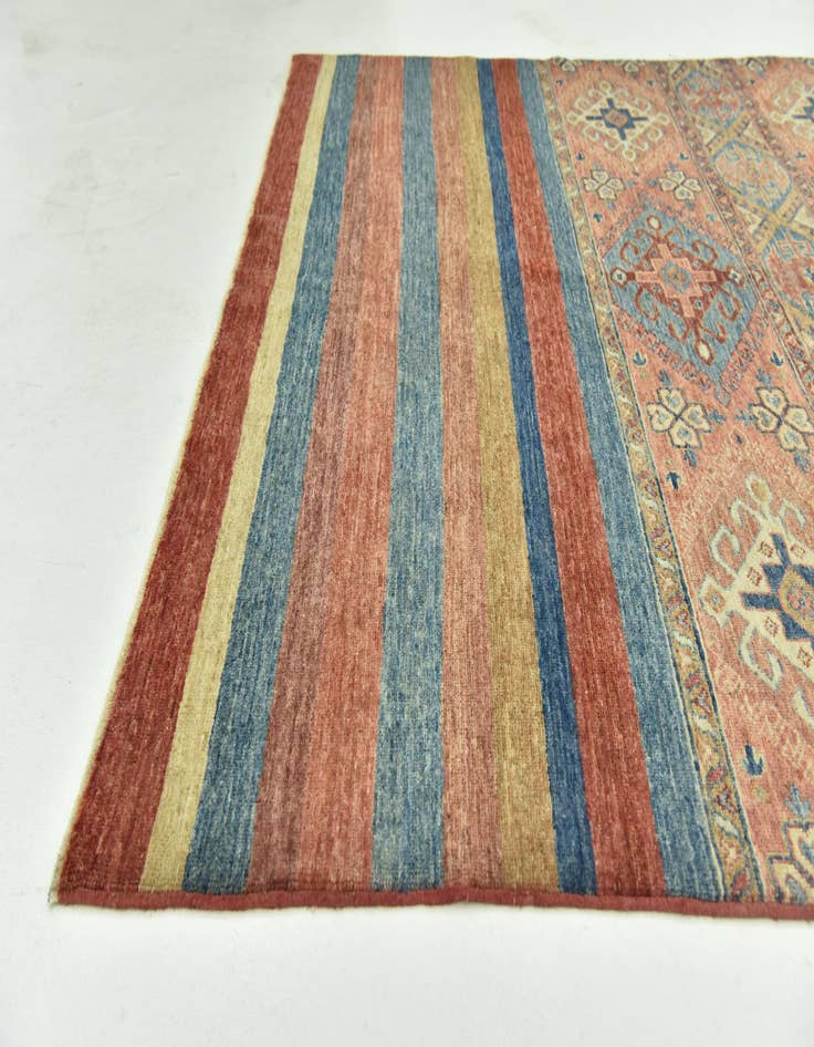 Detail image of  5' 1 x 6' 8  Hand Knotted Ariana Ziegler Rug