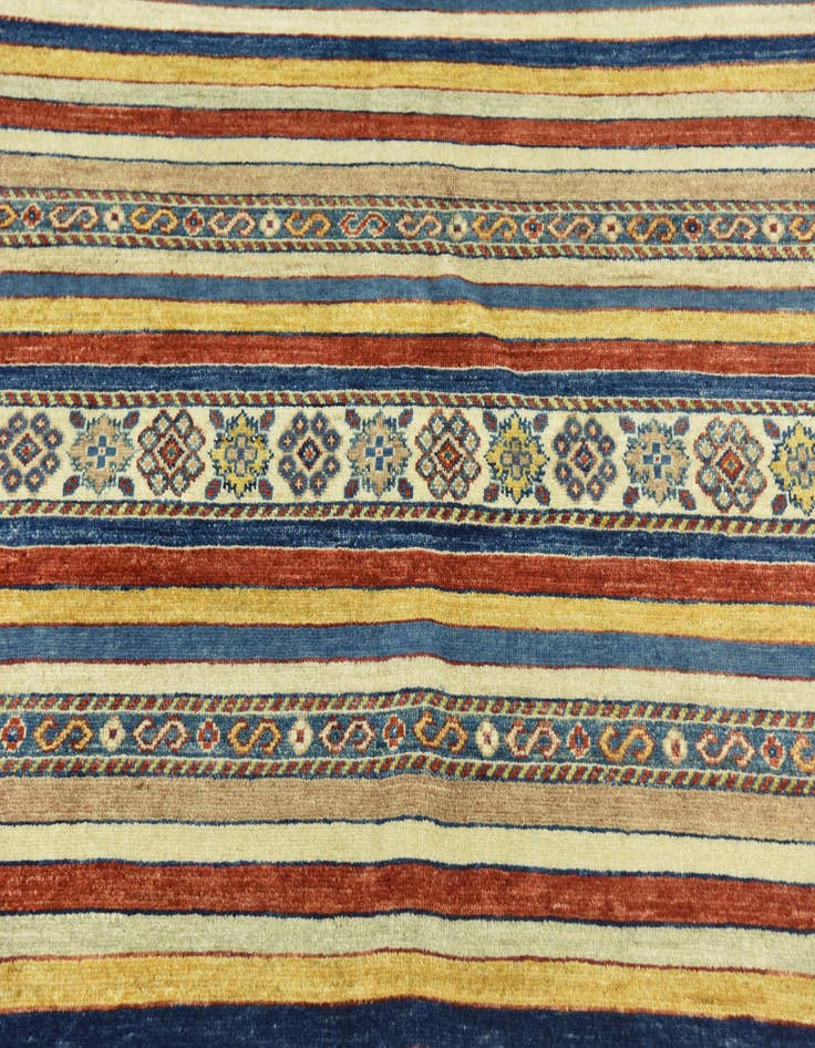 Detail image of  5' x 6' 4  Hand Knotted Ariana Ziegler Rug