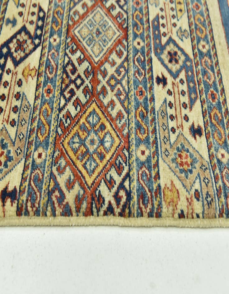 Detail image of  5' x 6' 4  Hand Knotted Ariana Ziegler Rug