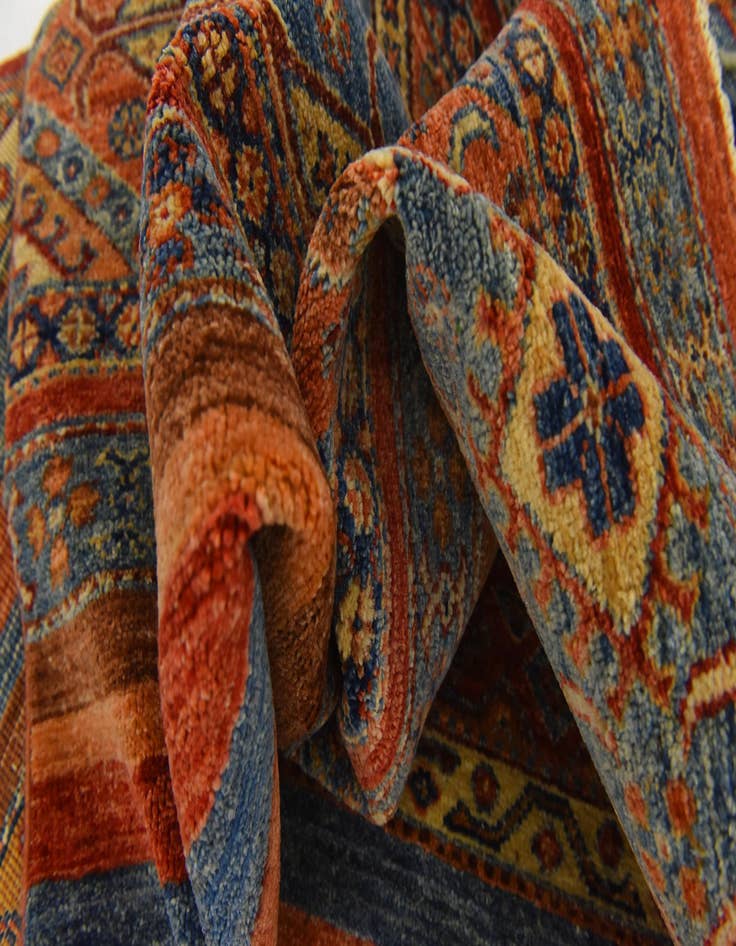 Detail image of  5' 8 x 7' 7  Hand Knotted Ariana Ziegler Rug