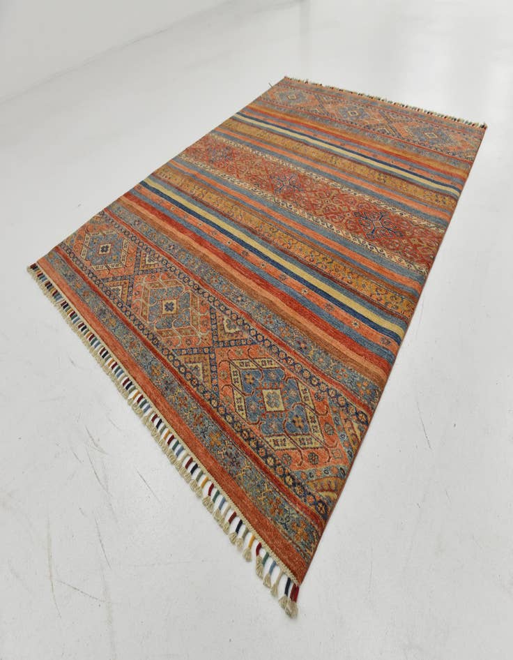 Detail image of  5' 8 x 7' 7  Hand Knotted Ariana Ziegler Rug