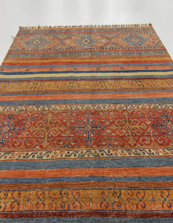 Detail image of  5' 8 x 7' 7  Hand Knotted Ariana Ziegler Rug