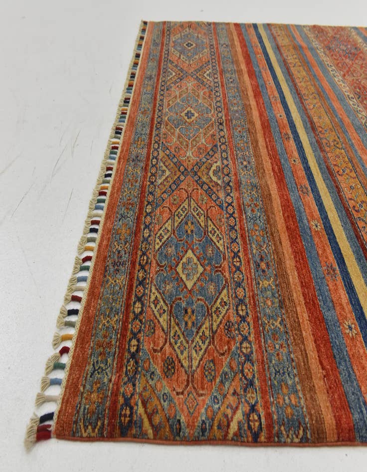 Detail image of  5' 8 x 7' 7  Hand Knotted Ariana Ziegler Rug