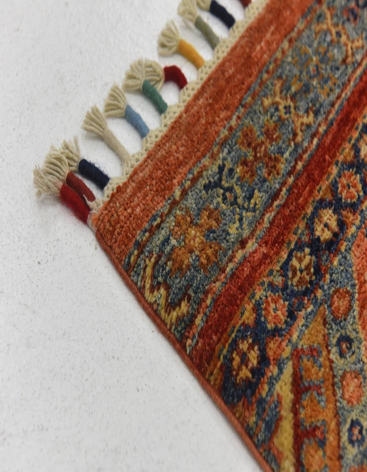 Detail image of  5' 8 x 7' 7  Hand Knotted Ariana Ziegler Rug