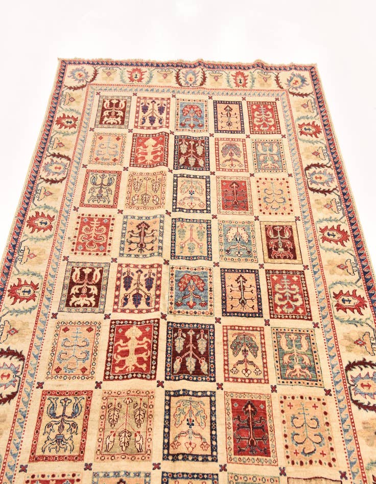 Detail image of  5' 9 x 7' 6  Hand Knotted Ariana Ziegler Rug