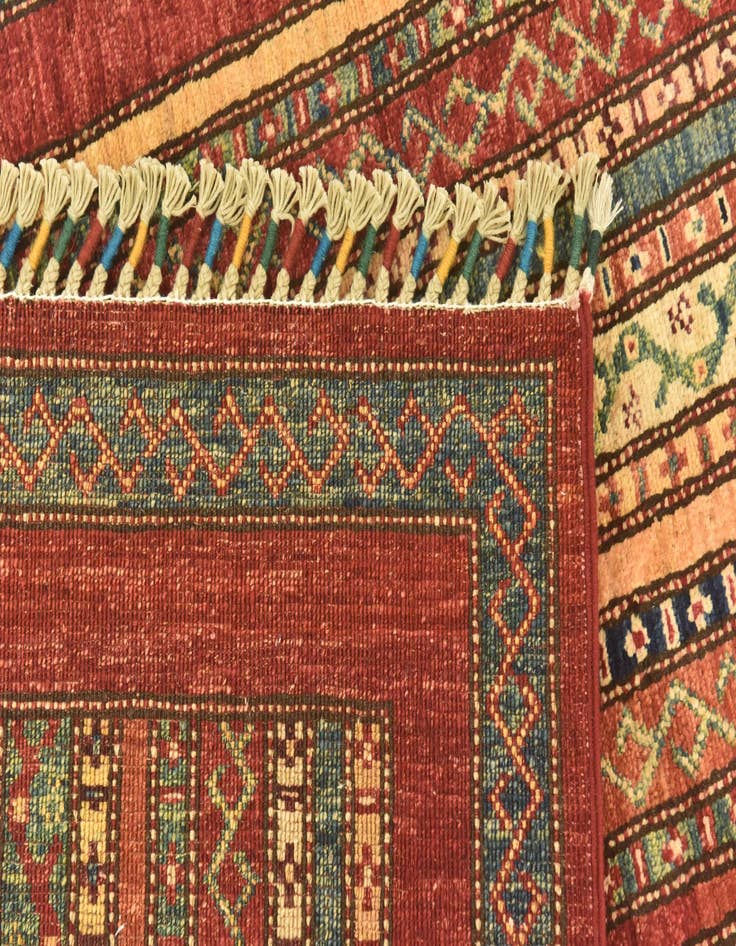 Detail image of  4' 10 x 6' 6  Hand Knotted Ariana Ziegler Rug