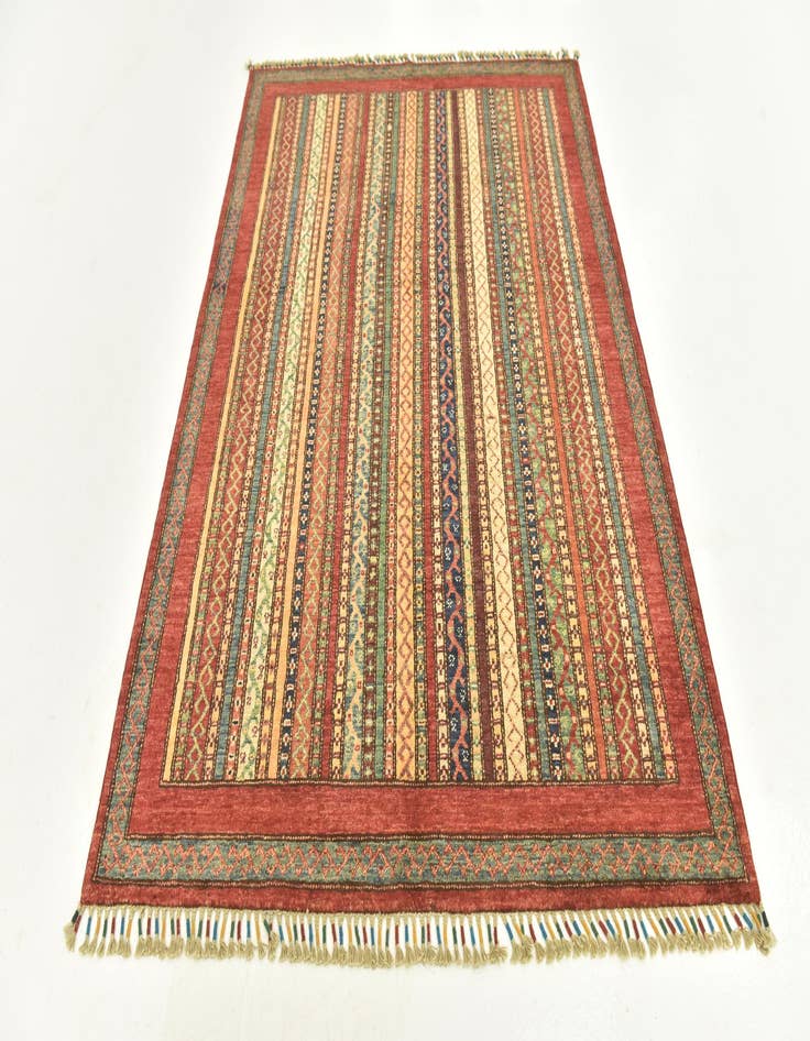 Detail image of  4' 10 x 6' 6  Hand Knotted Ariana Ziegler Rug