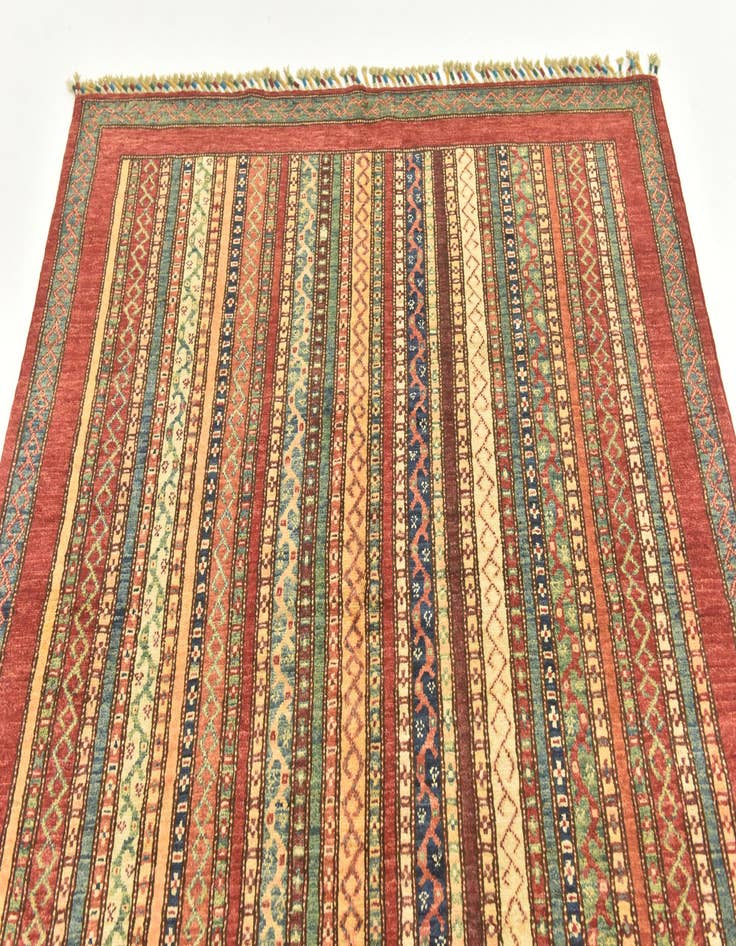 Detail image of  4' 10 x 6' 6  Hand Knotted Ariana Ziegler Rug