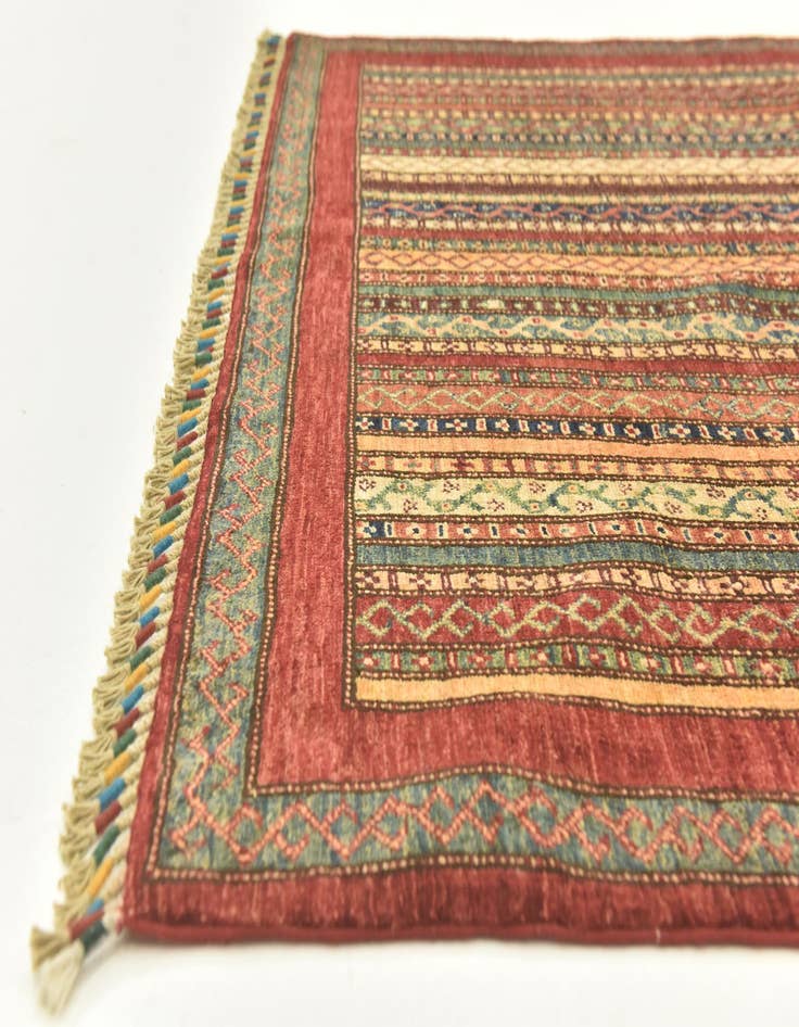 Detail image of  4' 10 x 6' 6  Hand Knotted Ariana Ziegler Rug