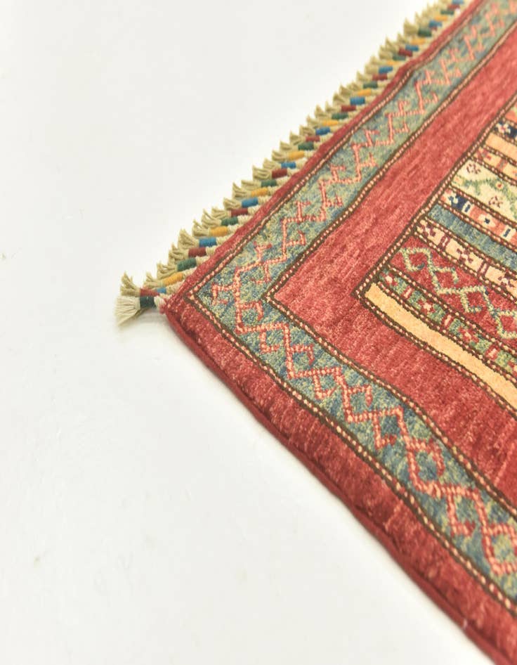 Detail image of  4' 10 x 6' 6  Hand Knotted Ariana Ziegler Rug