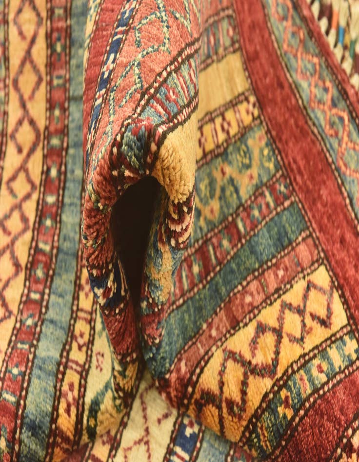 Detail image of  5' x 6' 7  Hand Knotted Ariana Ziegler Rug