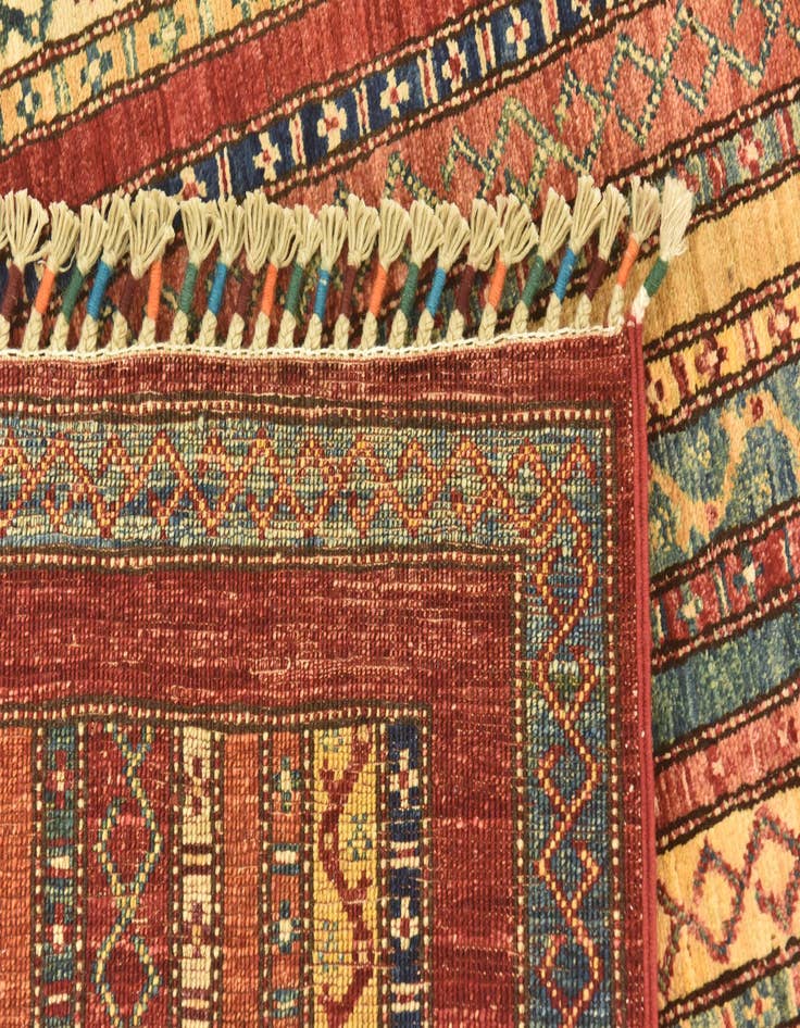 Detail image of  5' x 6' 7  Hand Knotted Ariana Ziegler Rug