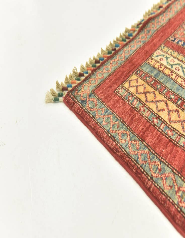 Detail image of  5' x 6' 7  Hand Knotted Ariana Ziegler Rug