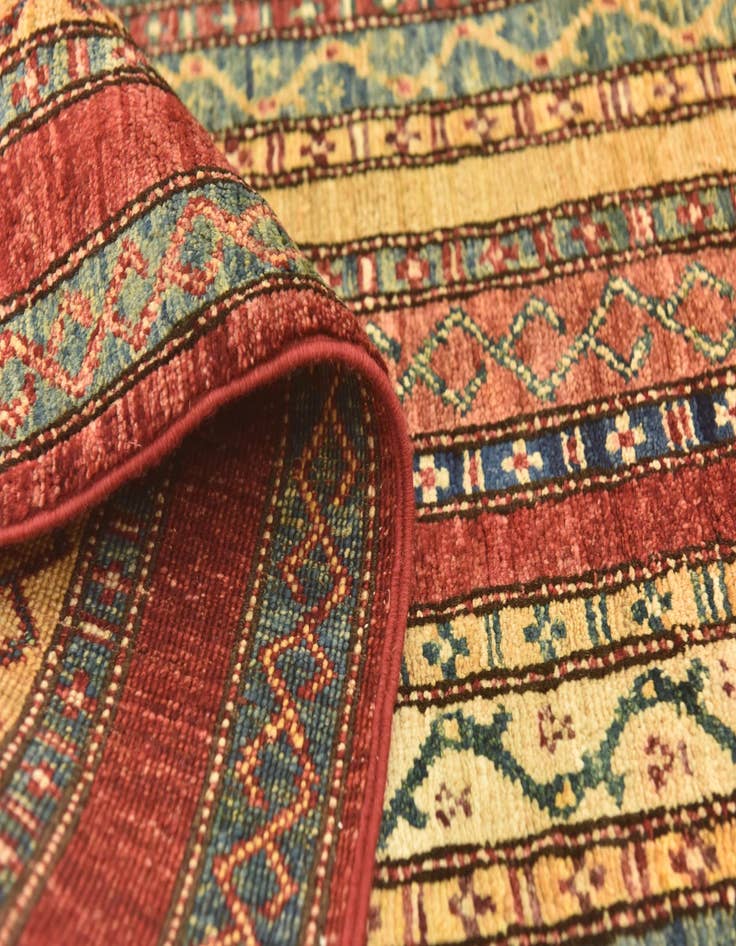 Detail image of  5' x 6' 7  Hand Knotted Ariana Ziegler Rug