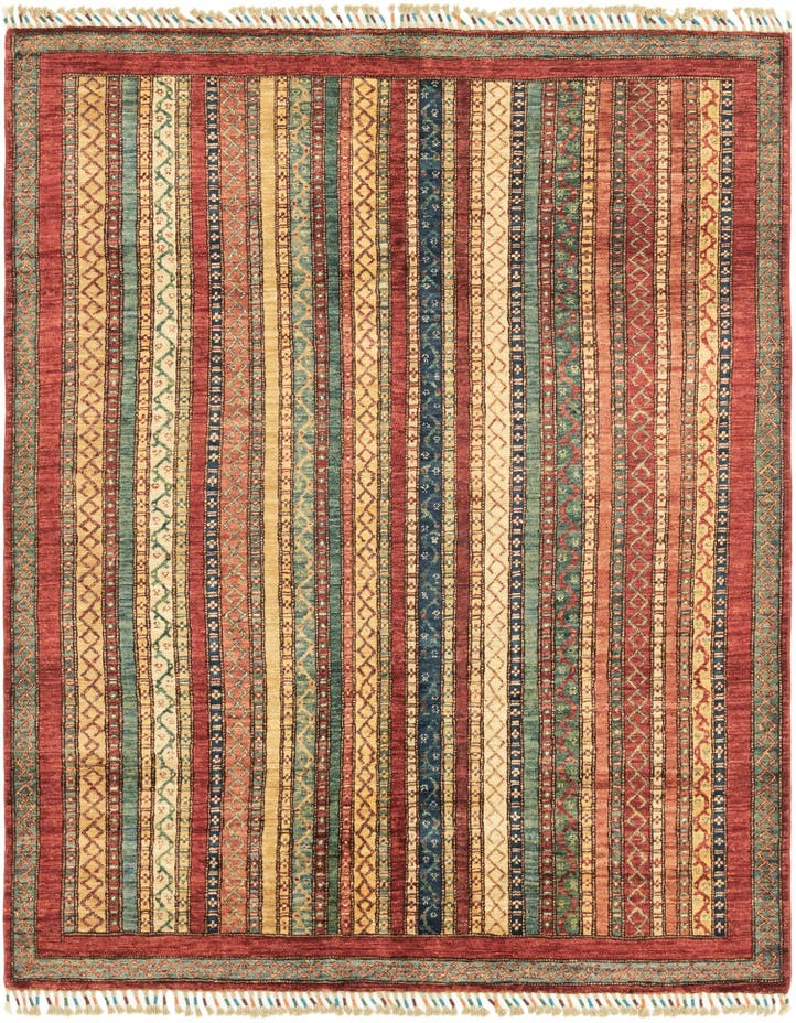  5' x 6' 7  Hand Knotted Ariana Ziegler Rug