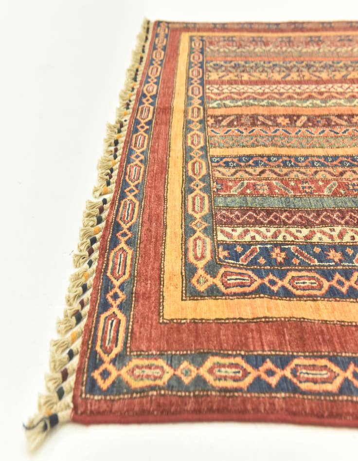 Detail image of  4' 9 x 6' 4  Hand Knotted Ariana Ziegler Rug