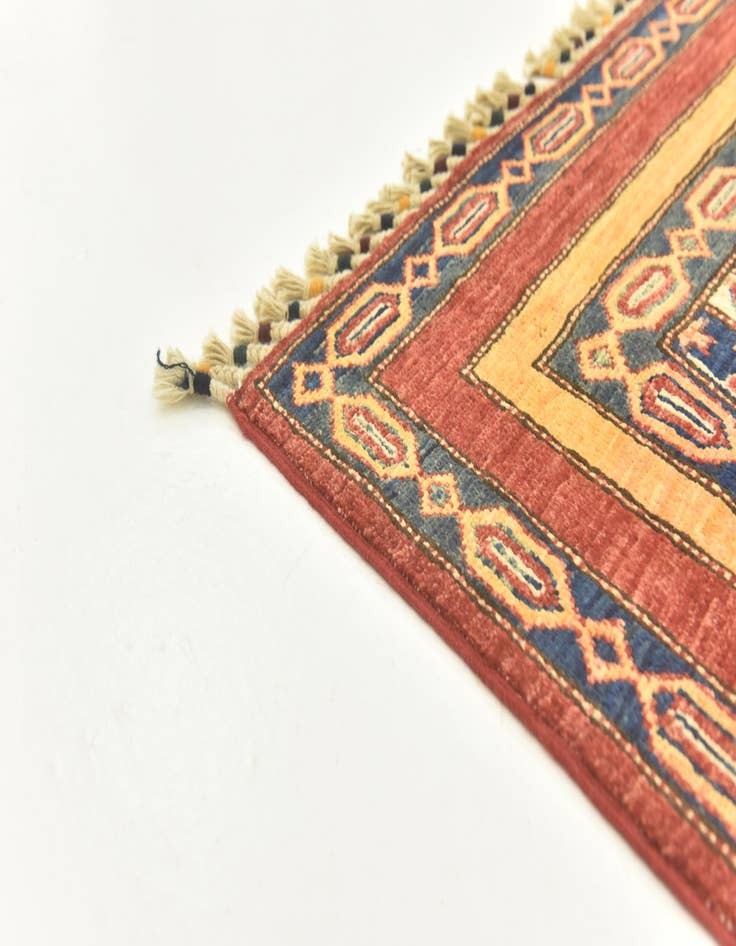 Detail image of  4' 9 x 6' 4  Hand Knotted Ariana Ziegler Rug