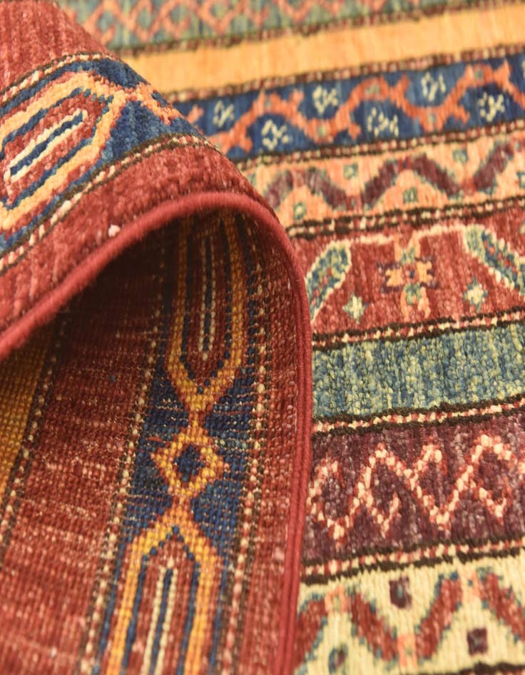 Detail image of  4' 9 x 6' 4  Hand Knotted Ariana Ziegler Rug