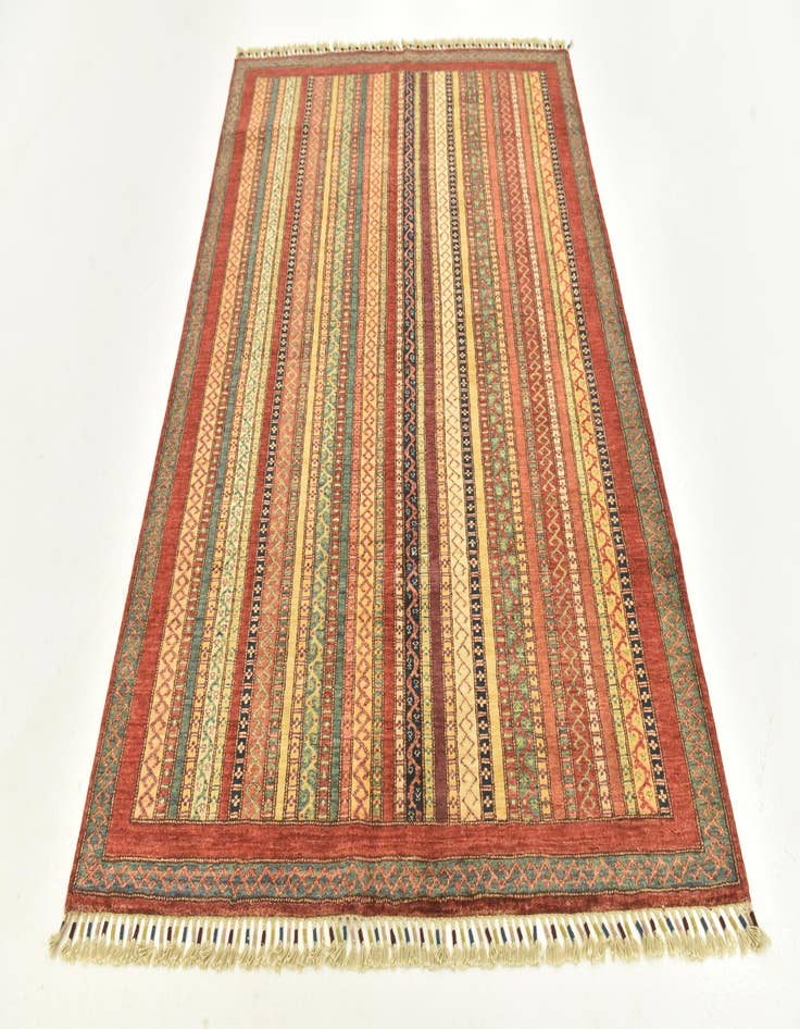 Detail image of  4' 10 x 6' 6  Hand Knotted Ariana Ziegler Rug