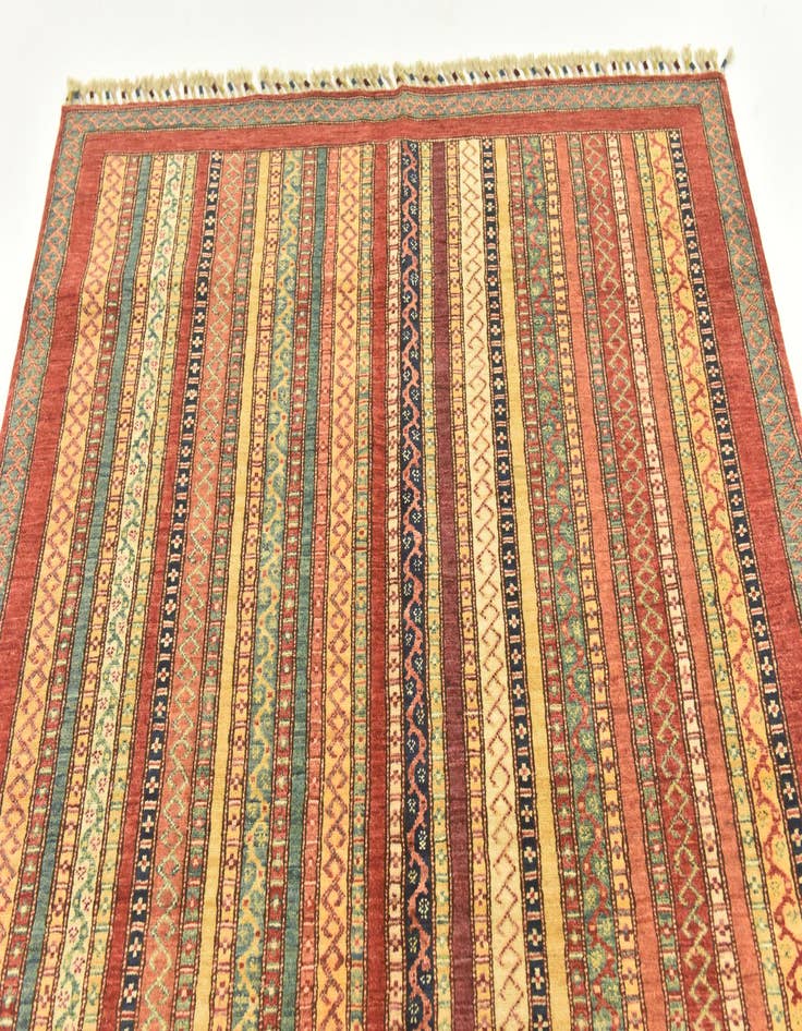 Detail image of  4' 10 x 6' 6  Hand Knotted Ariana Ziegler Rug