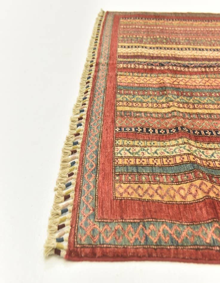 Detail image of  4' 10 x 6' 6  Hand Knotted Ariana Ziegler Rug