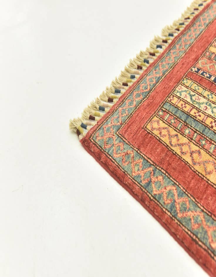 Detail image of  4' 10 x 6' 6  Hand Knotted Ariana Ziegler Rug