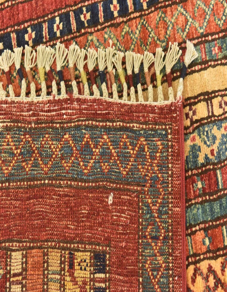 Detail image of  5' x 6' 5  Hand Knotted Ariana Ziegler Rug