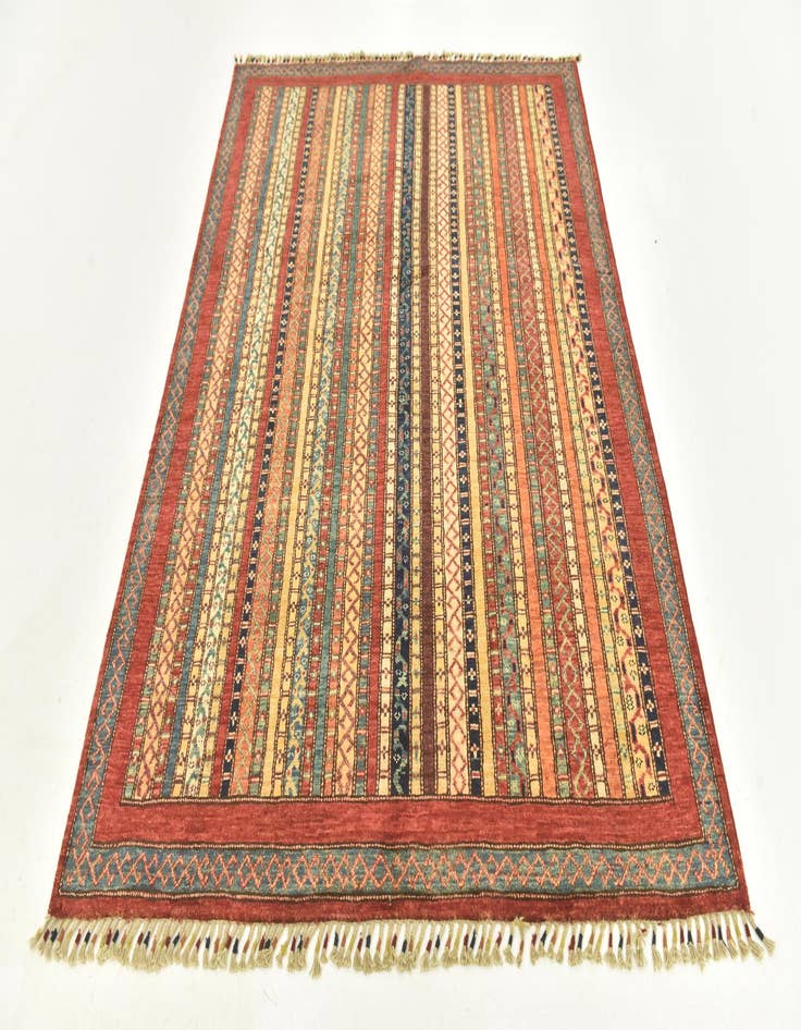 Detail image of  5' x 6' 5  Hand Knotted Ariana Ziegler Rug