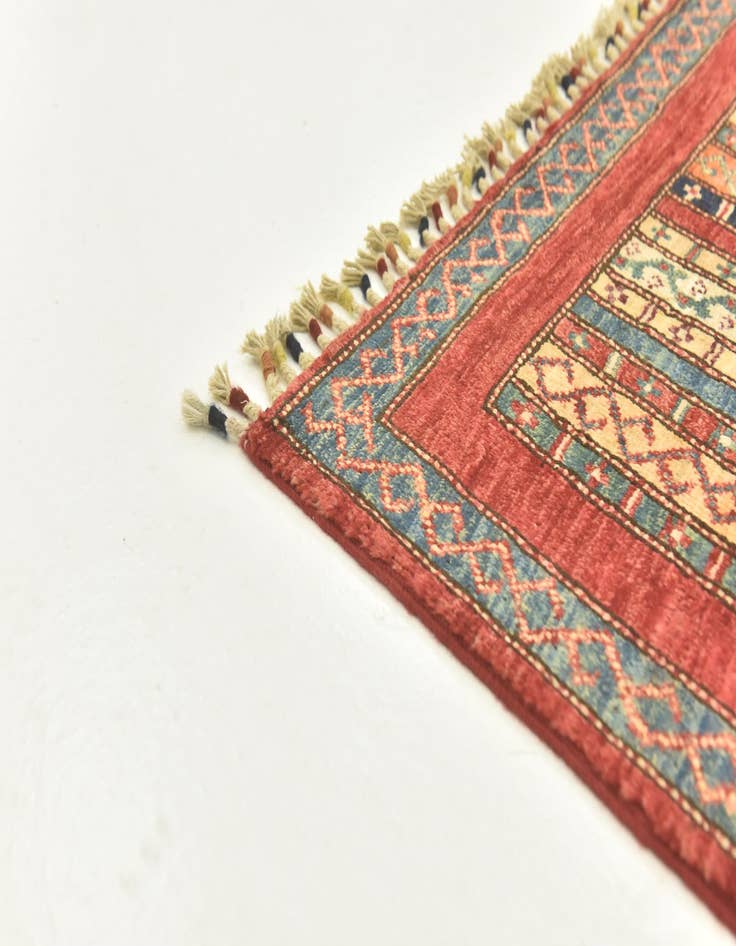 Detail image of  5' x 6' 5  Hand Knotted Ariana Ziegler Rug