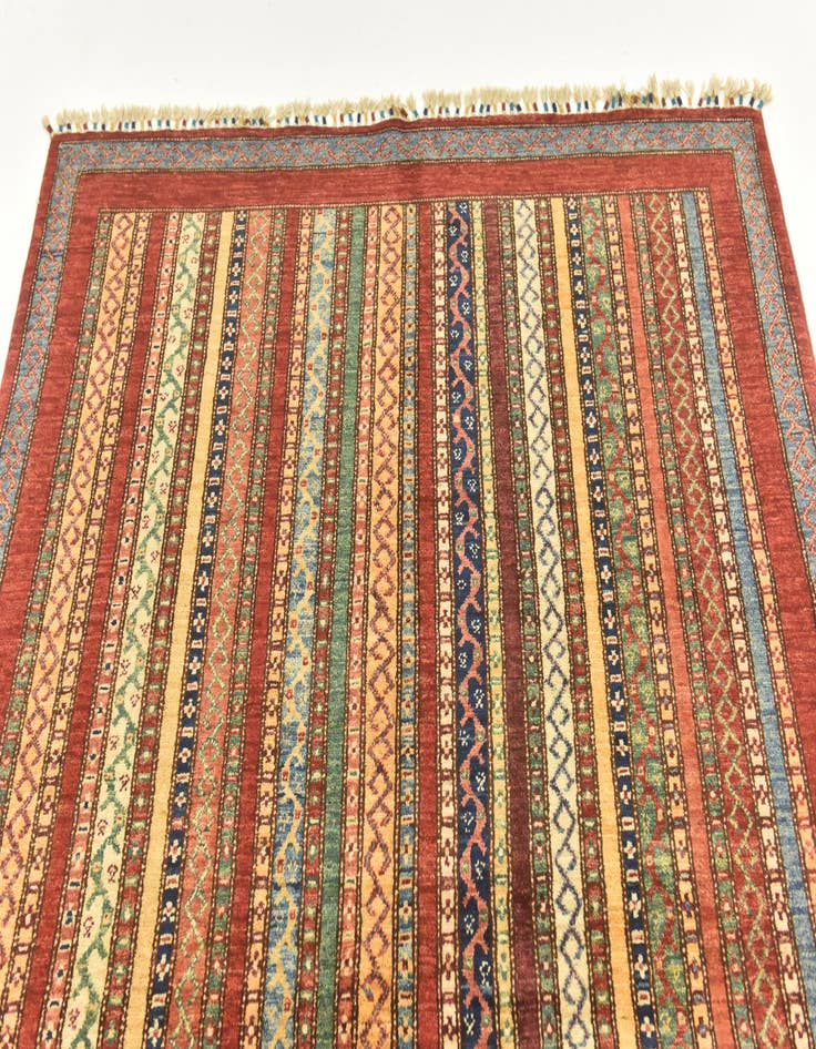 Detail image of  4' 9 x 6' 4  Hand Knotted Ariana Ziegler Rug