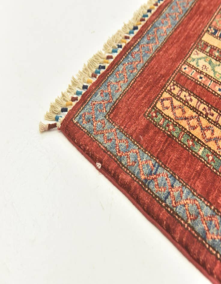 Detail image of  4' 9 x 6' 4  Hand Knotted Ariana Ziegler Rug