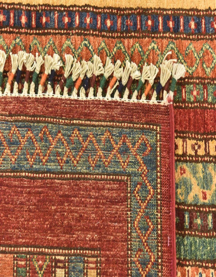 Detail image of  5' 1 x 6' 6  Hand Knotted Ariana Ziegler Rug