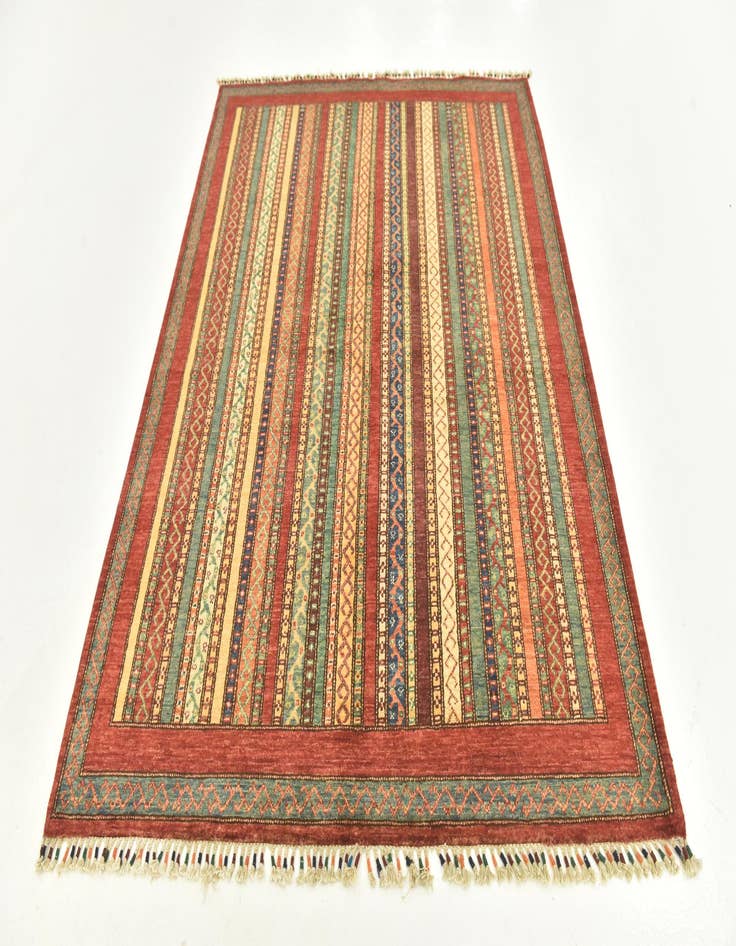 Detail image of  5' 1 x 6' 6  Hand Knotted Ariana Ziegler Rug