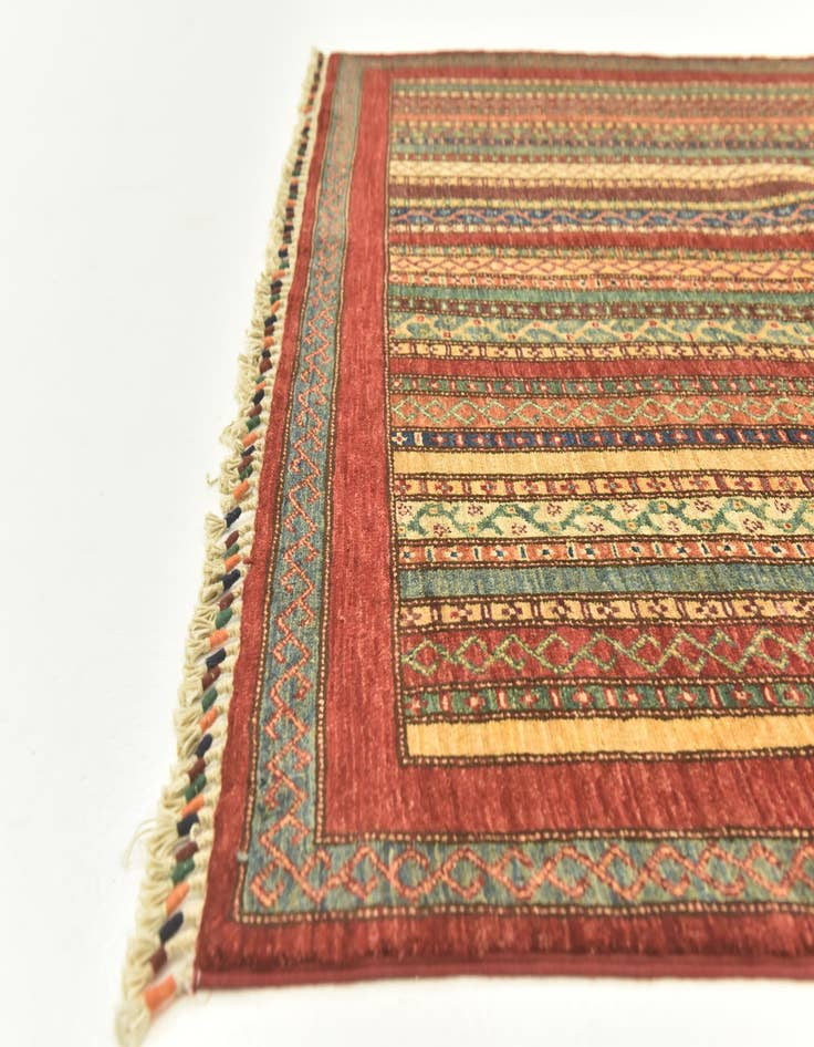 Detail image of  5' 1 x 6' 6  Hand Knotted Ariana Ziegler Rug