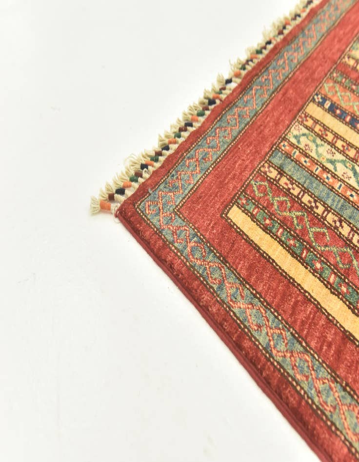 Detail image of  5' 1 x 6' 6  Hand Knotted Ariana Ziegler Rug