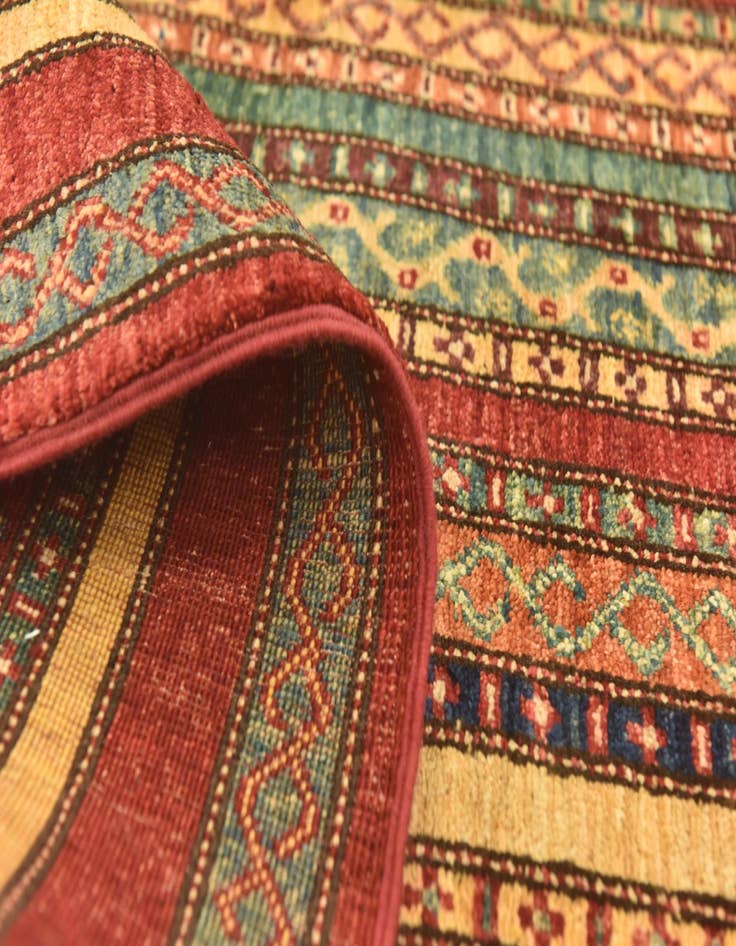 Detail image of  5' 1 x 6' 6  Hand Knotted Ariana Ziegler Rug