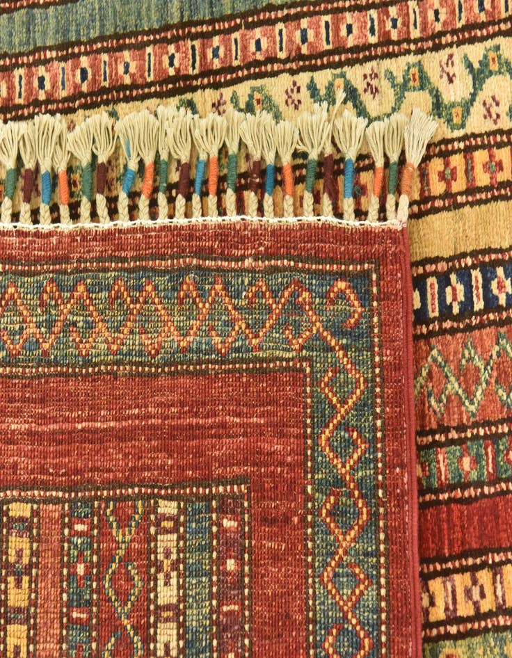 Detail image of  5' x 6' 5  Hand Knotted Ariana Ziegler Rug