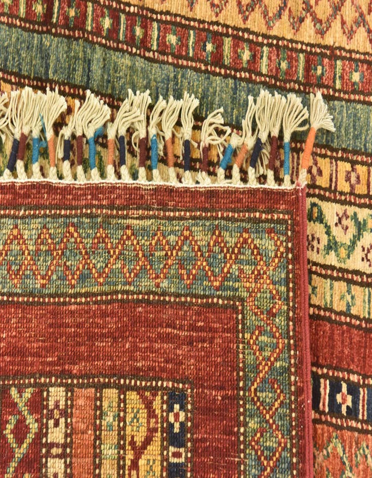 Detail image of  5' x 6' 6  Hand Knotted Ariana Ziegler Rug