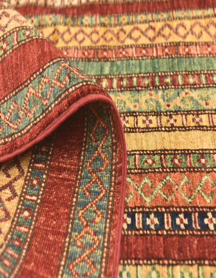 Detail image of  5' x 6' 6  Hand Knotted Ariana Ziegler Rug