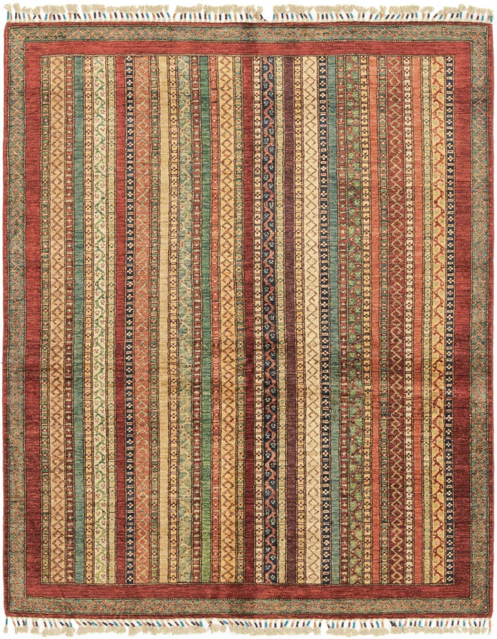  5' x 6' 6  Hand Knotted Ariana Ziegler Rug