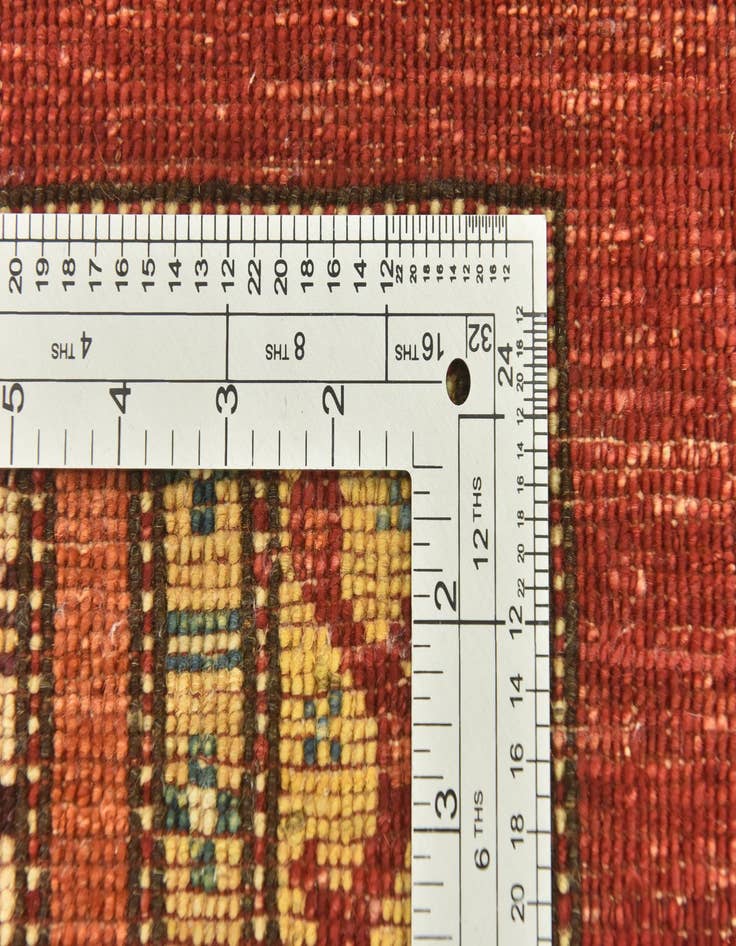 Detail image of  5' x 6' 10  Hand Knotted Ariana Ziegler Rug