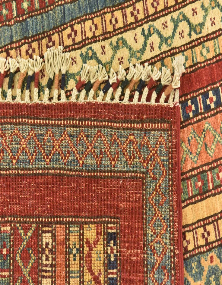 Detail image of  5' x 6' 10  Hand Knotted Ariana Ziegler Rug