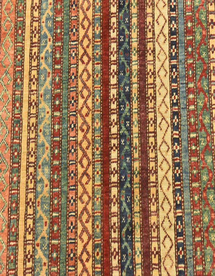 Detail image of  5' x 6' 10  Hand Knotted Ariana Ziegler Rug