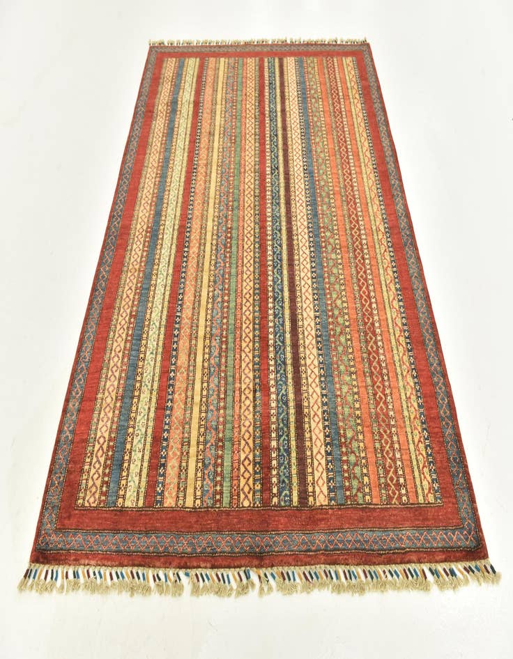 Detail image of  5' 2 x 6' 5  Hand Knotted Ariana Ziegler Rug