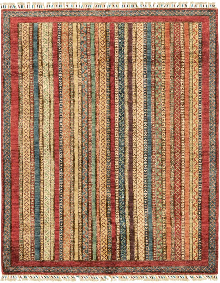  5' 2 x 6' 5  Hand Knotted Ariana Ziegler Rug