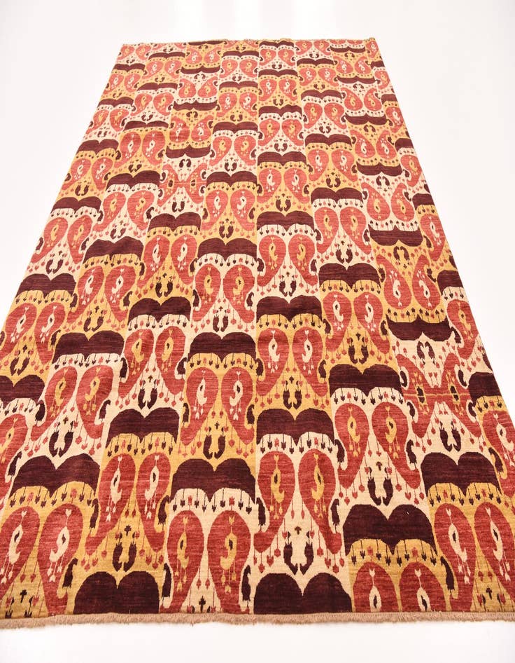 Detail image of  7' 11 x 10' 3  Hand Knotted Ariana Ziegler Rug