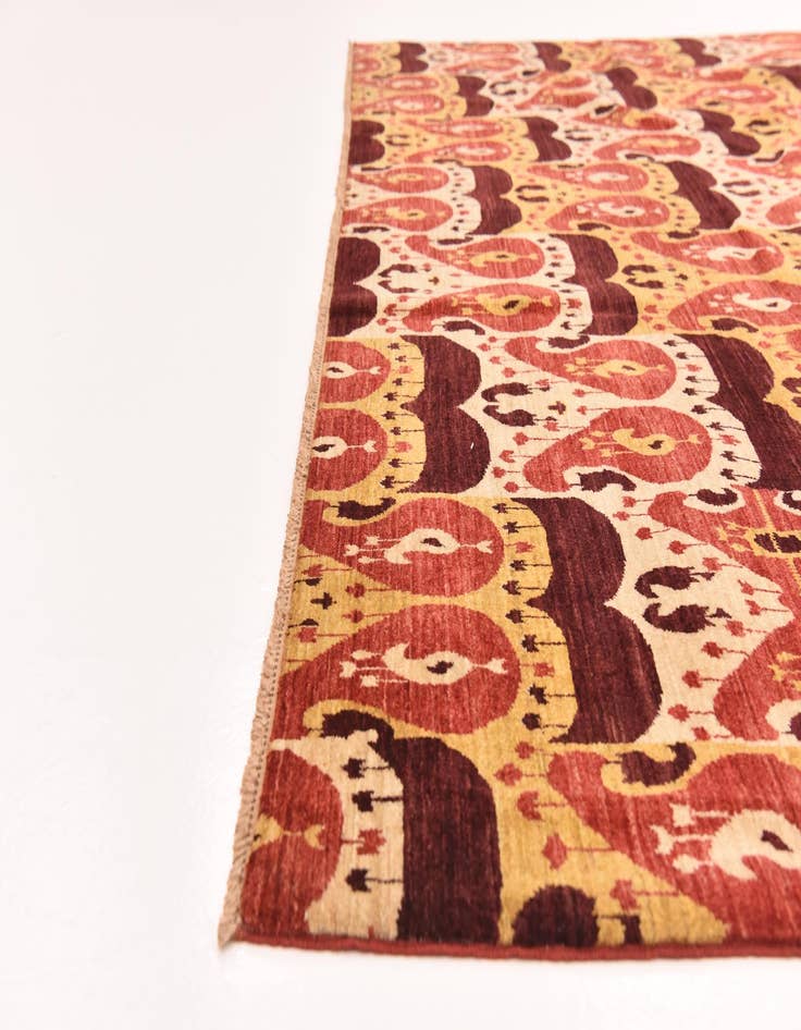 Detail image of  7' 11 x 10' 3  Hand Knotted Ariana Ziegler Rug